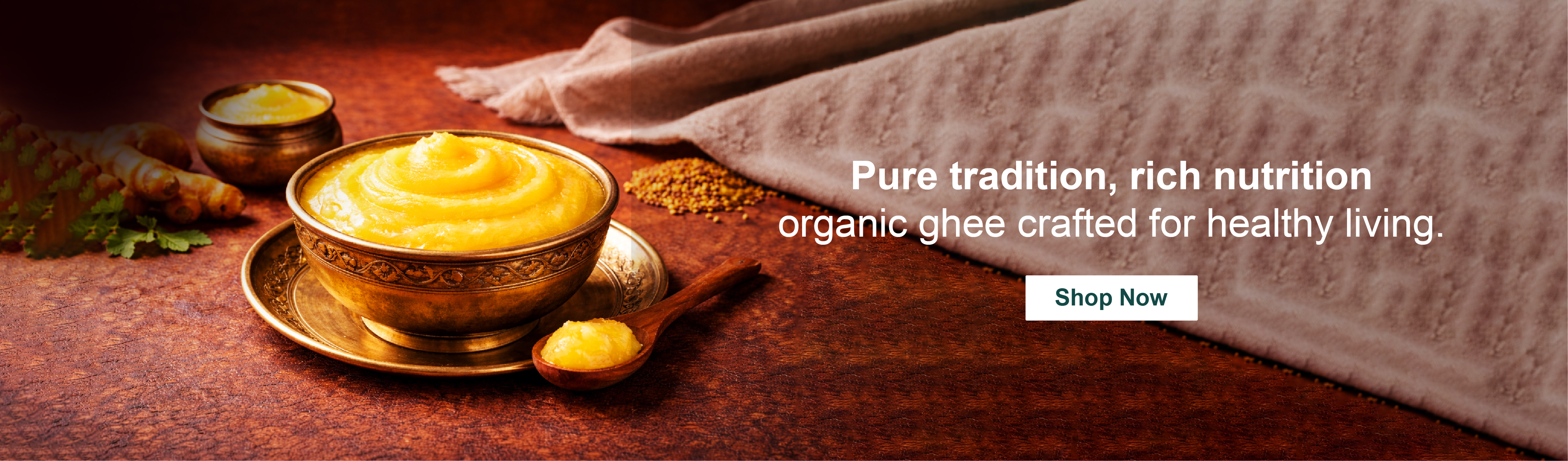 Organic Ghee background